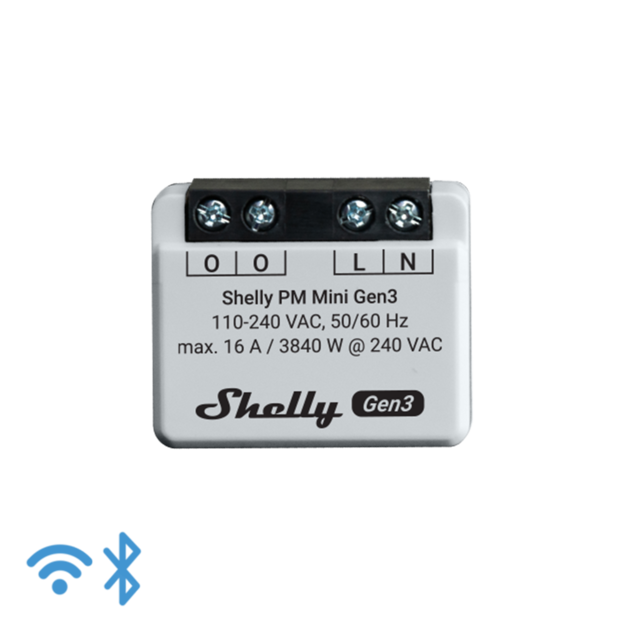 Shelly Unterputz Plus PM Mini Gen 3 WLAN BT