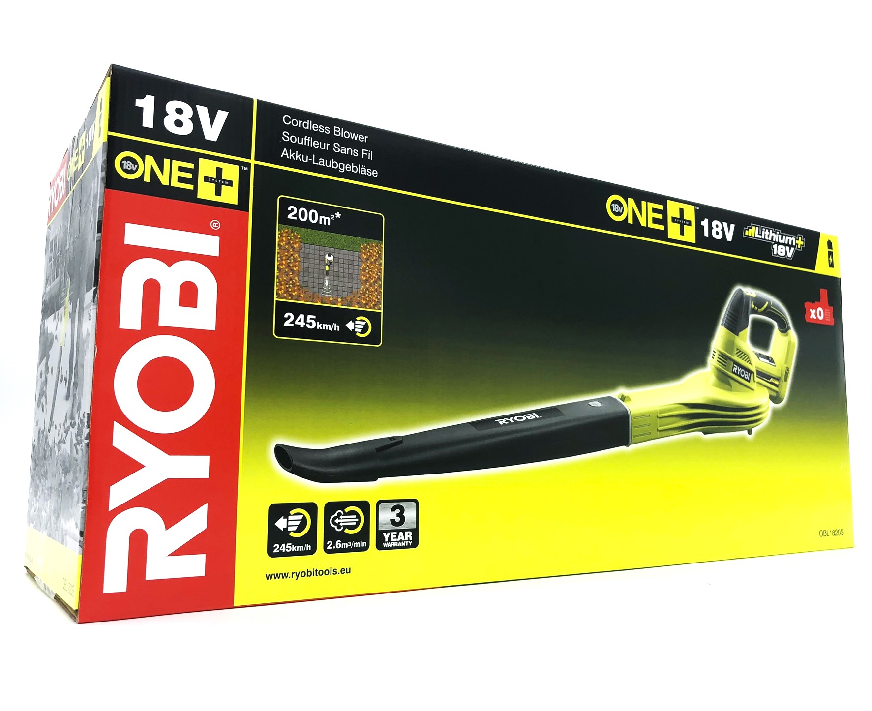 Ryobi One+ OBL1820S Løvblæser Elektrisk