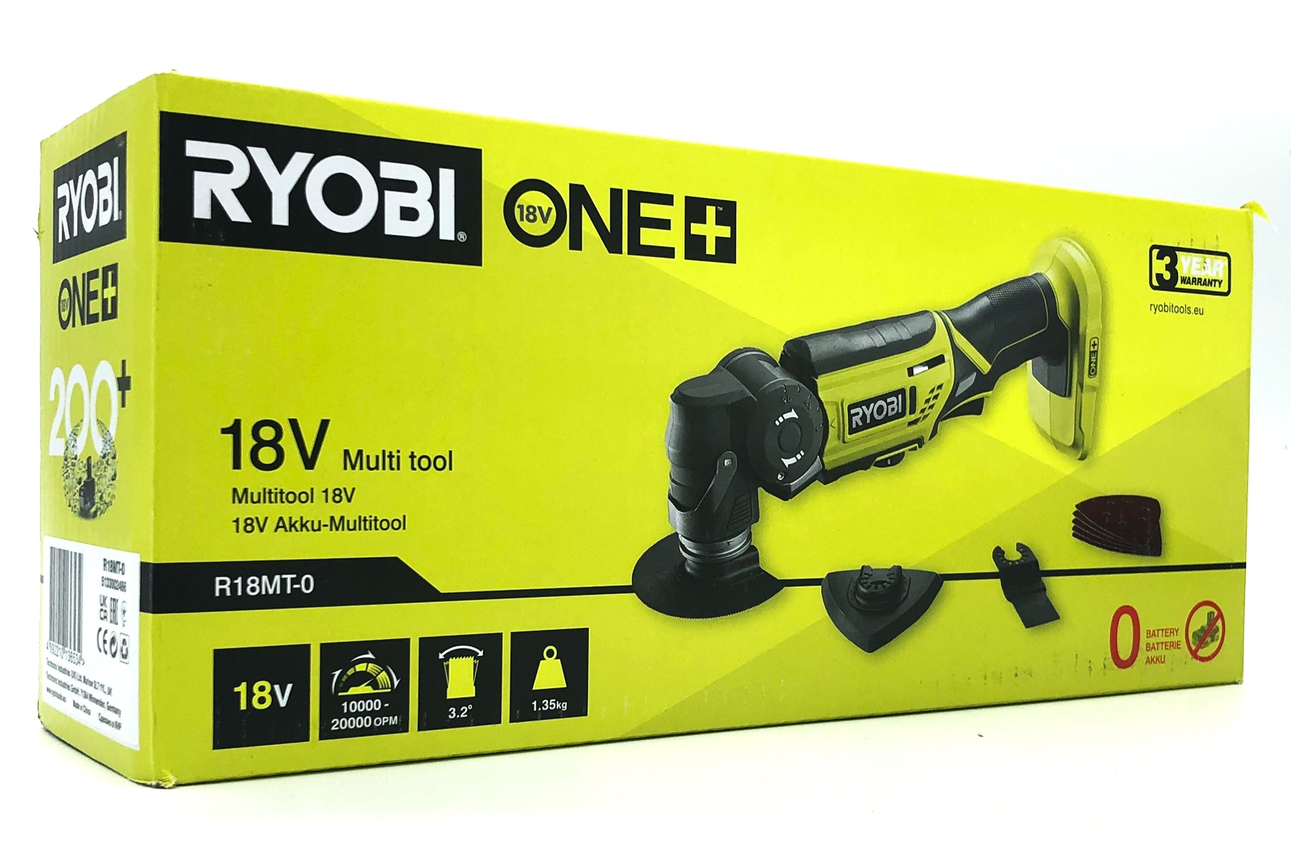 Ryobi One+ R18MT-0 Multicutter 18V Uden batteri Batteri og lader ikke inkluderet