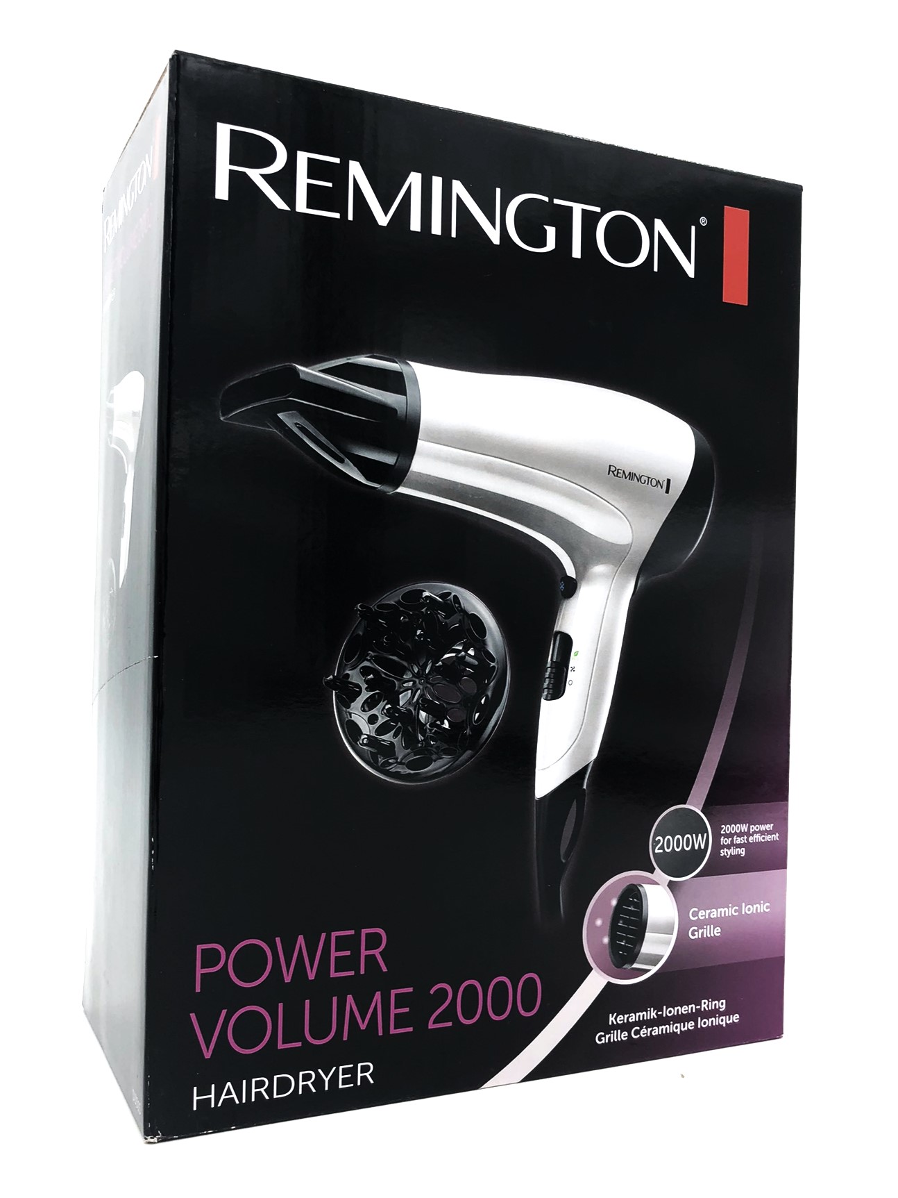 Remington Hårtørrer D3015 Power Volume 2000