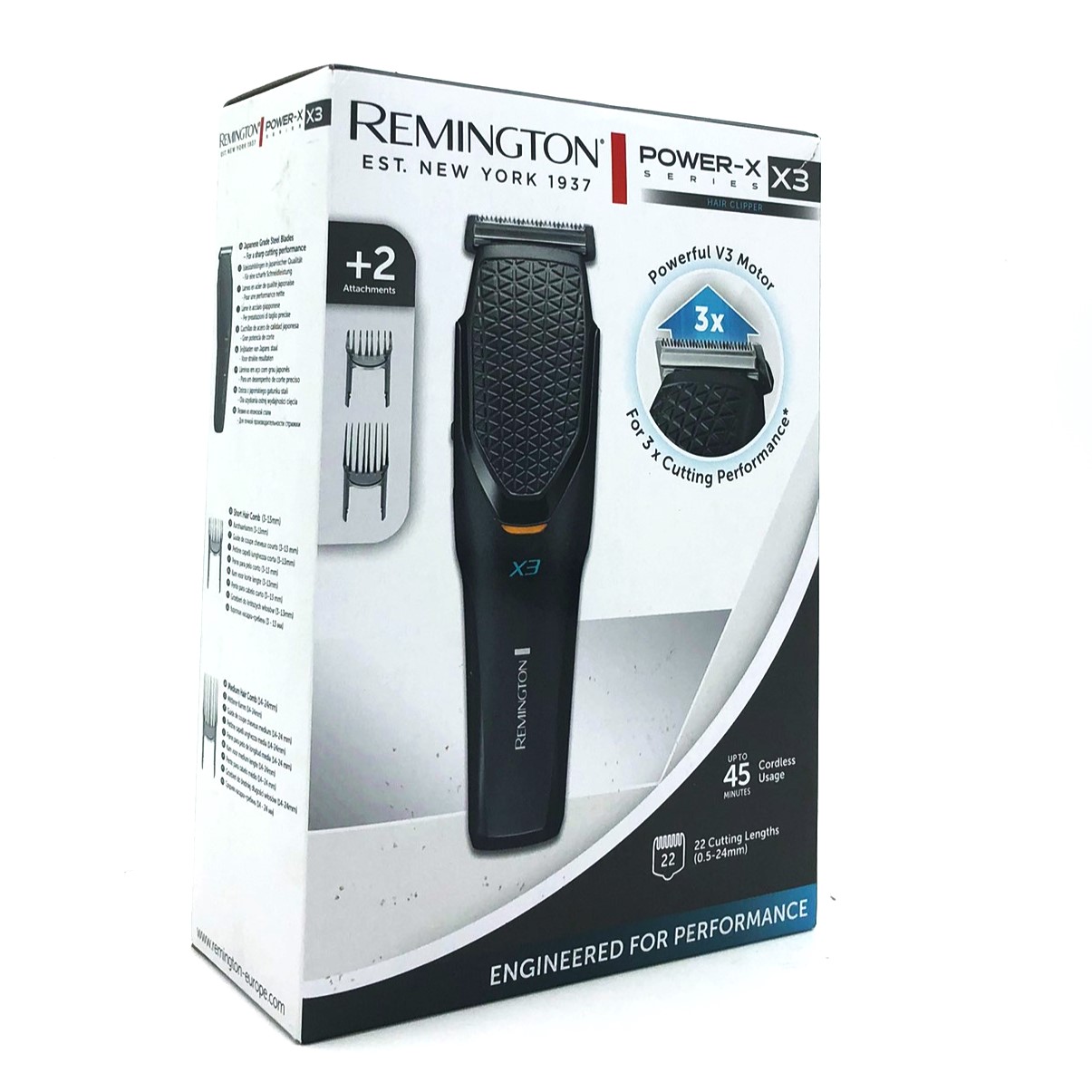 Remington Power-X Series HC3000 X3 Hårklipper Sort