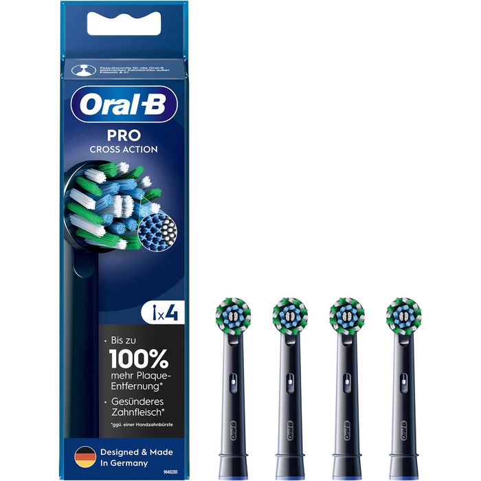 Oral-B Cross Action 4 pack Sæt til udskiftning af børstehoved 4