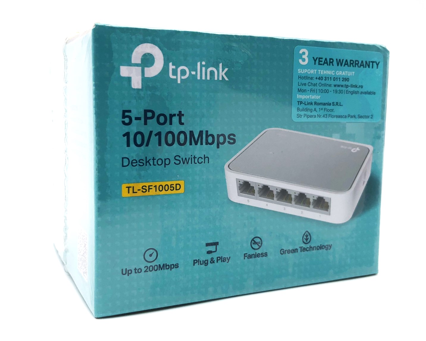 TP-Link TL-SF1005D Mbps Desktop Switch 5-porte 10/100