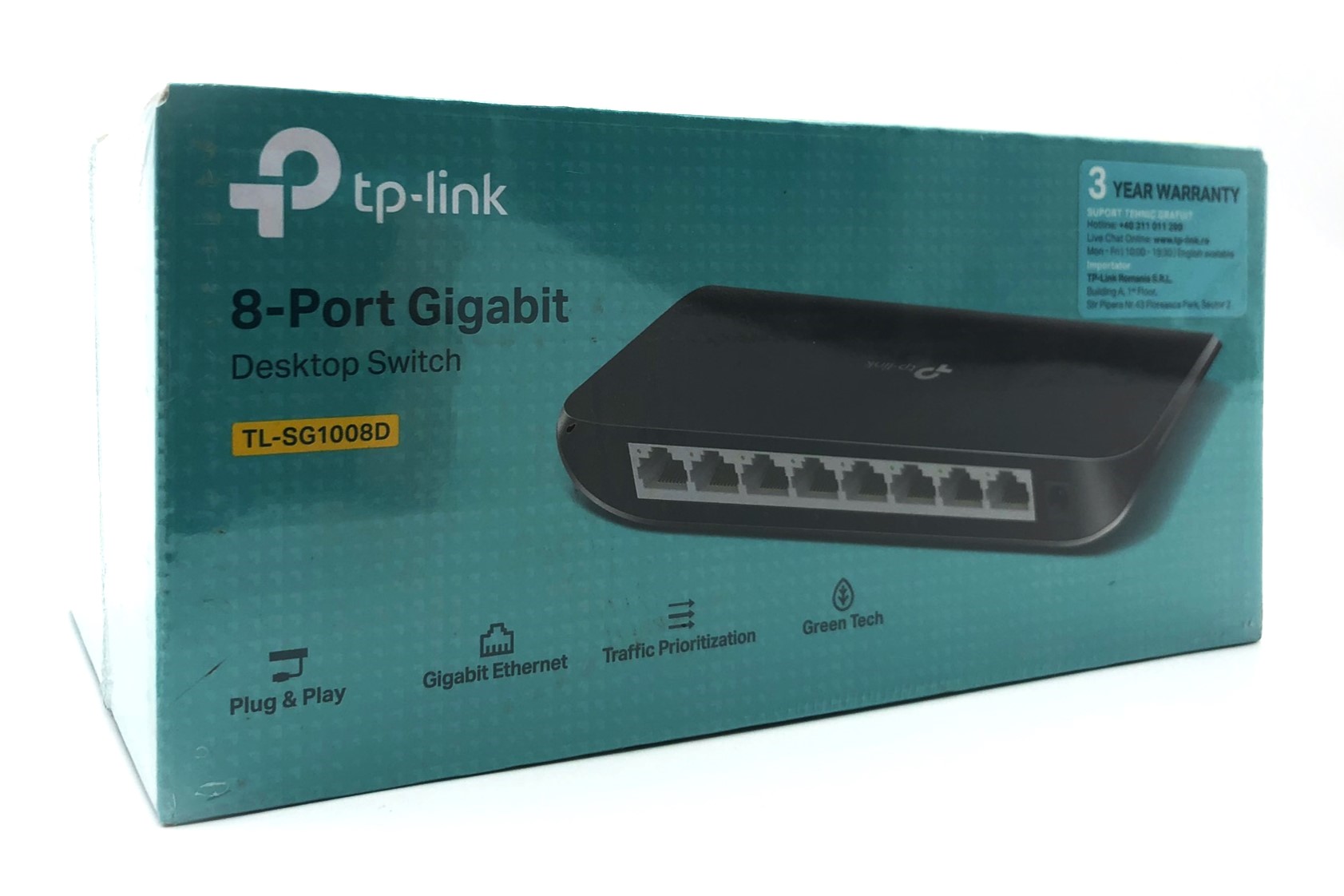 TP-Link TL-SG1008D Desktop Switch 8-porte Gigabit