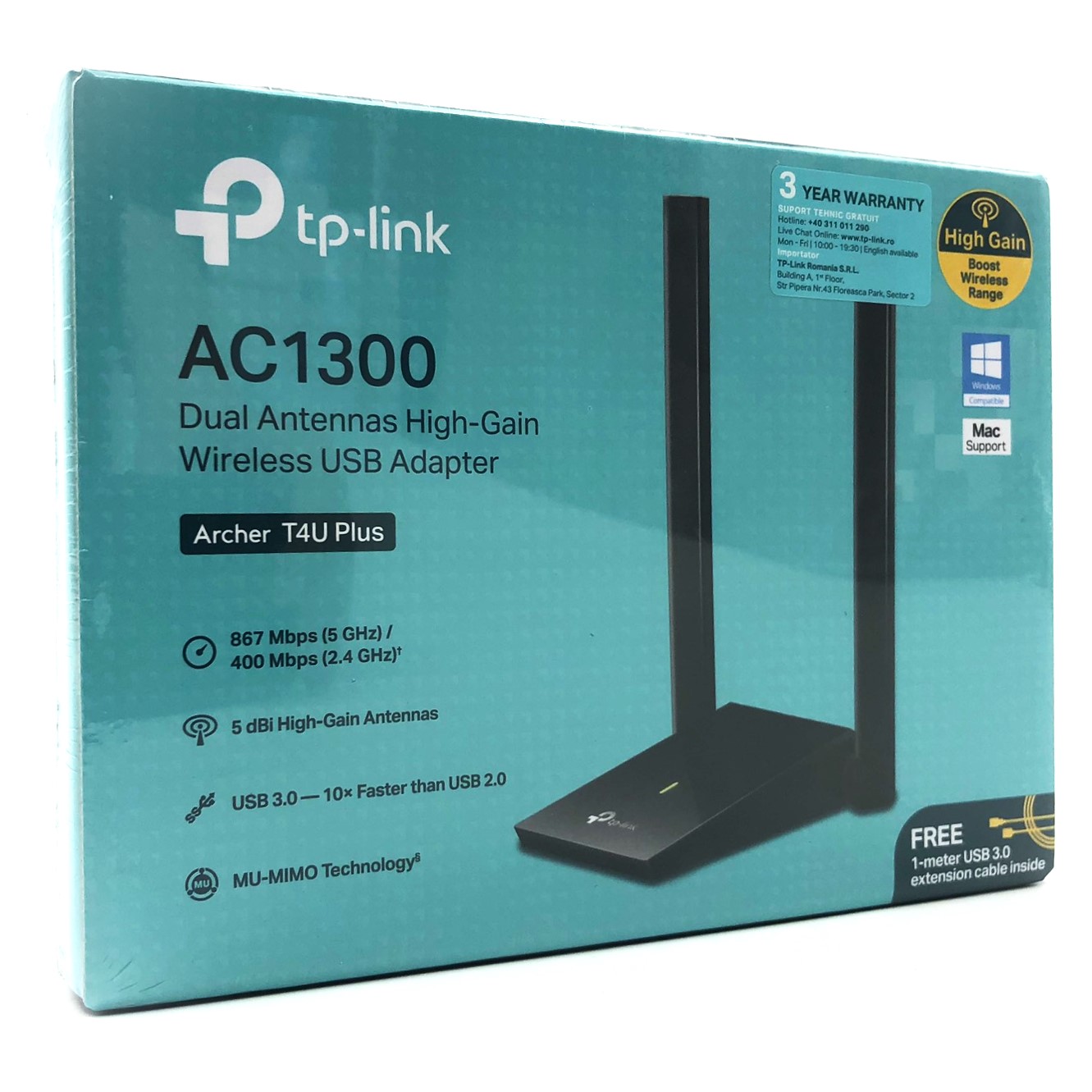 TP-Link Netværksadapter SuperSpeed USB 3.0 1.3Gbps Trådløs