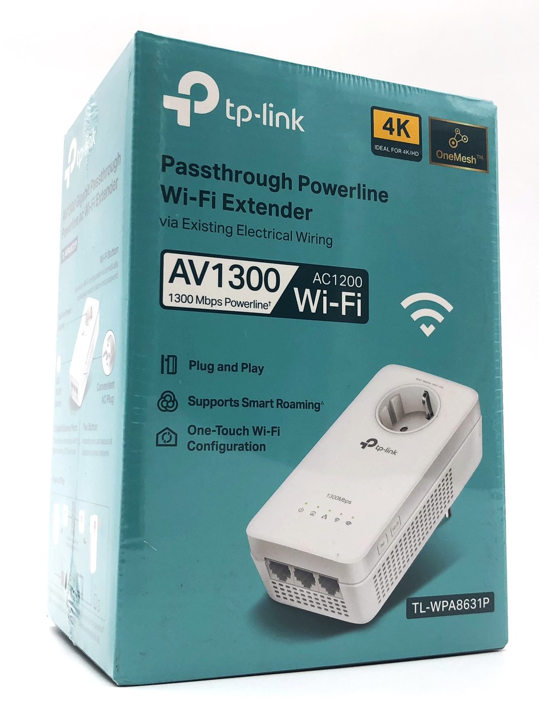 TP-Link TL-WPA8631P AV1300 Gigabit Passthrough Powerline Powerline-adapter
