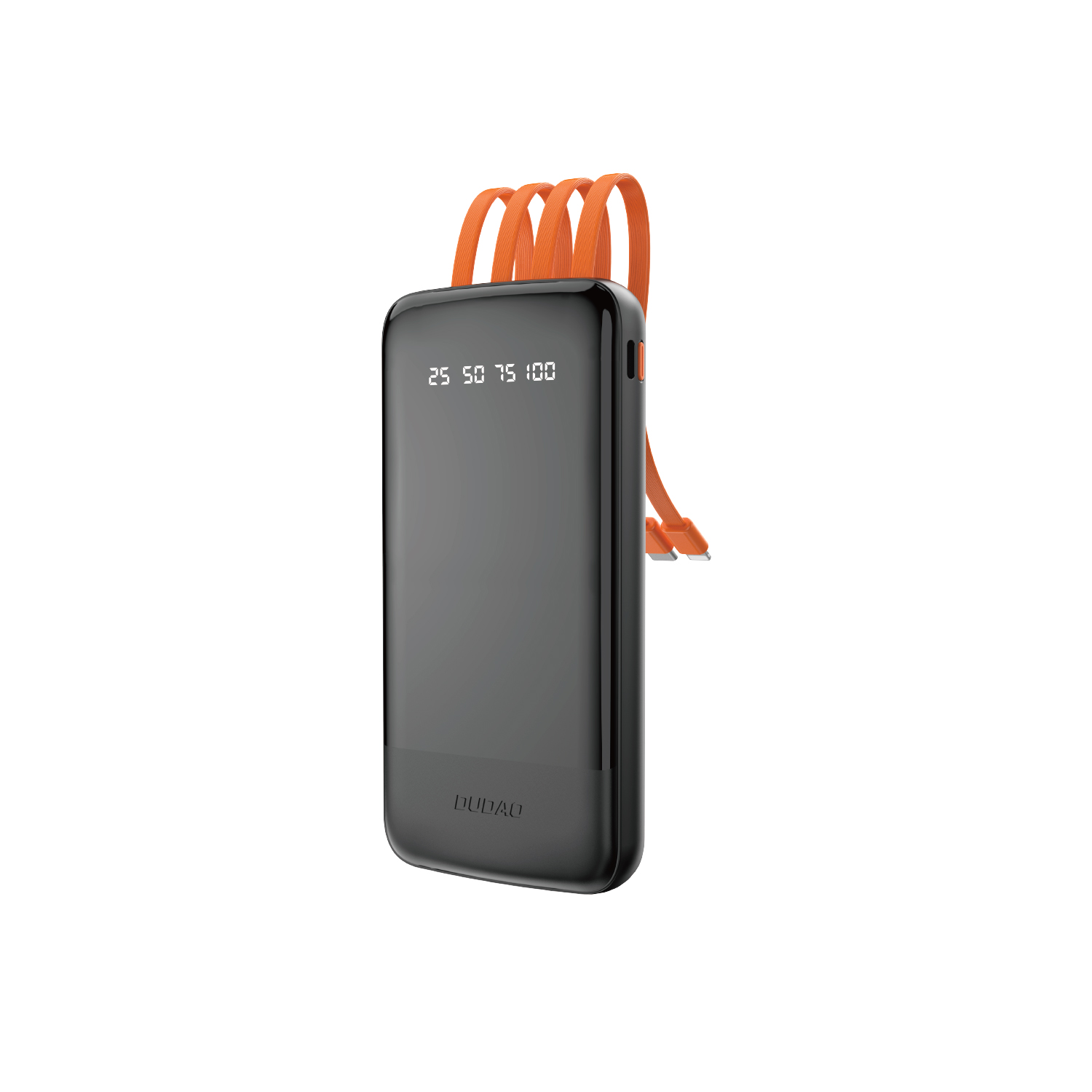 DUDAO K6Pro Powerbank 10000mAh Black 10000mAh 2xUSB-C 3xUSB-A Sort