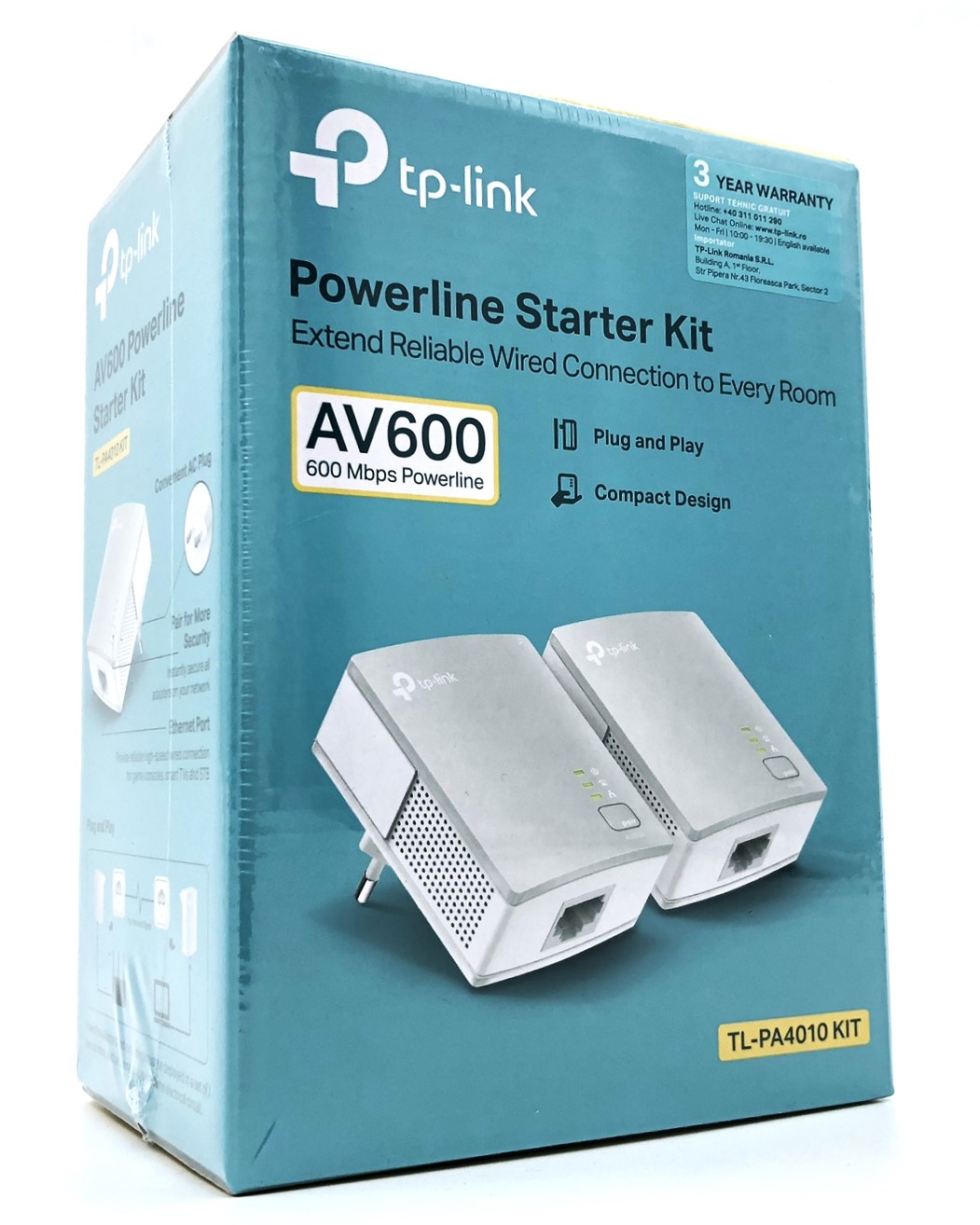 TP-Link TL-PA4010 KIT Bro 500Mbps Kabling