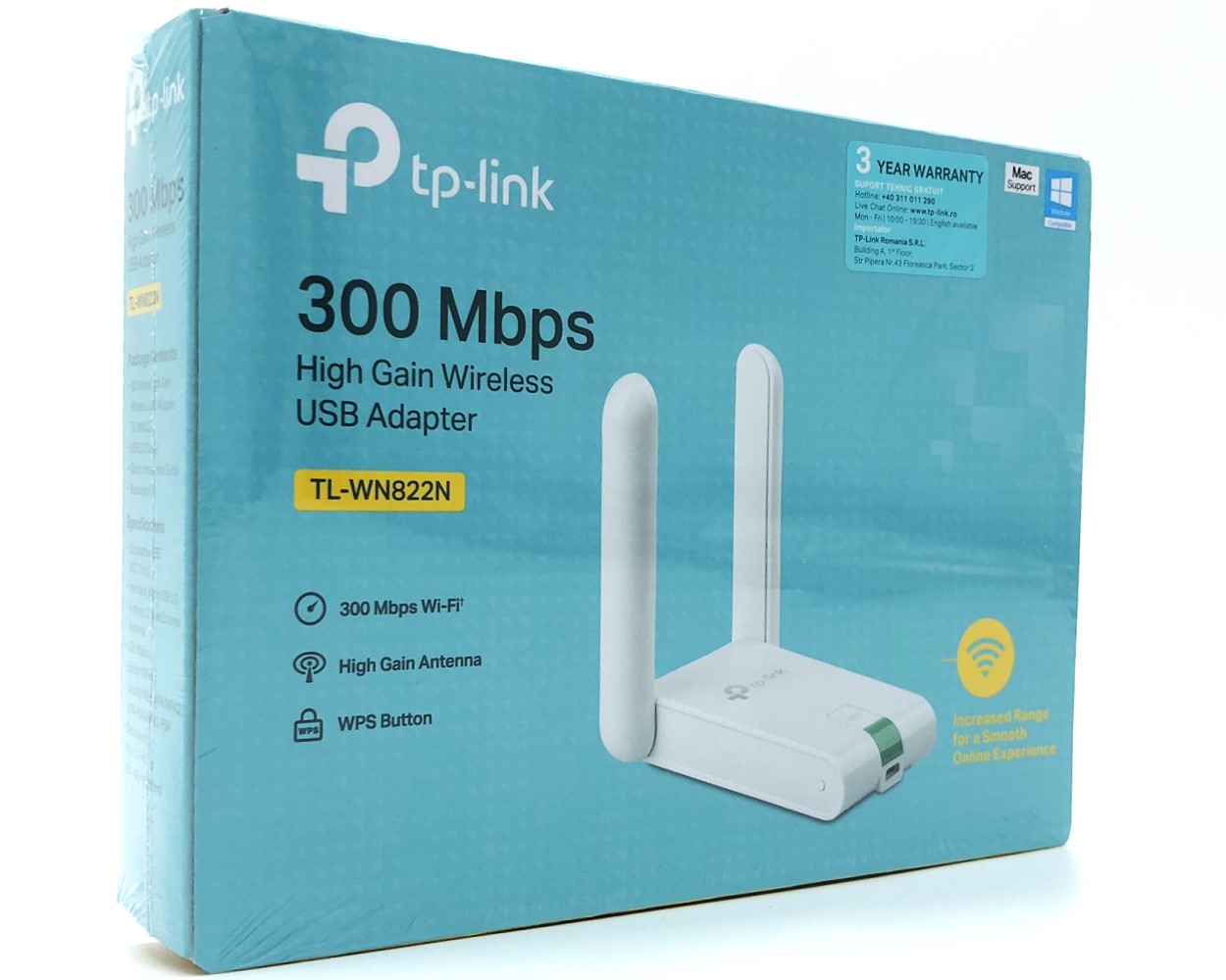 TP-Link Netværksadapter USB 300Mbps Trådløs
