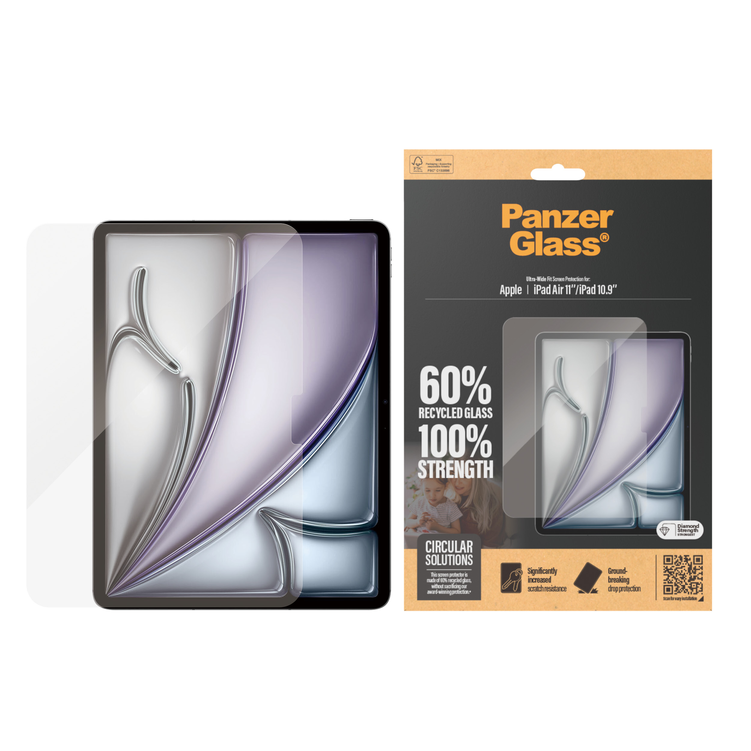 PanzerGlass Skærmbeskytter Apple 10.9-inch iPad (10th generation); 11-inch iPad Air (M2)