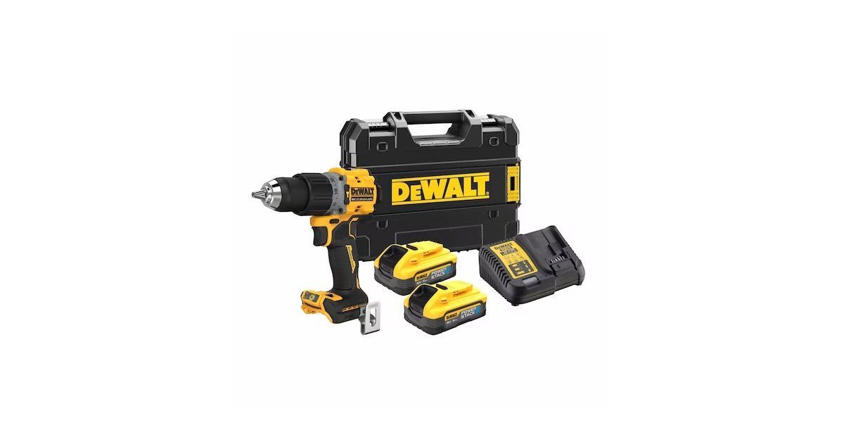 DeWALT DCD805E2T-QW Bore-/skruemaskine 18V