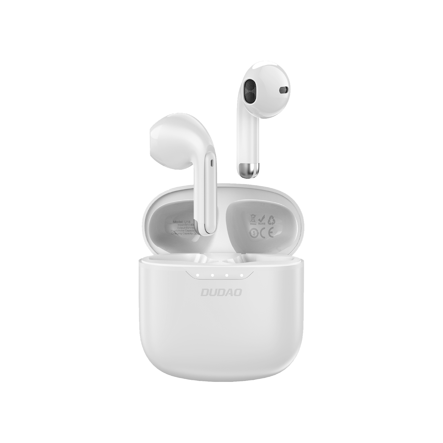 Dudao U18 TWS Headphones White
