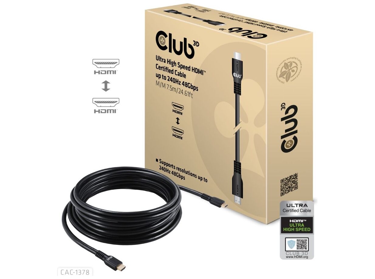 Club 3D HDMI-kabel 7.5m