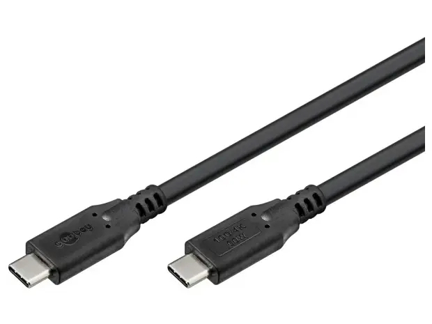 Goobay 74204 USB-C to USB-C 0,5m Sort