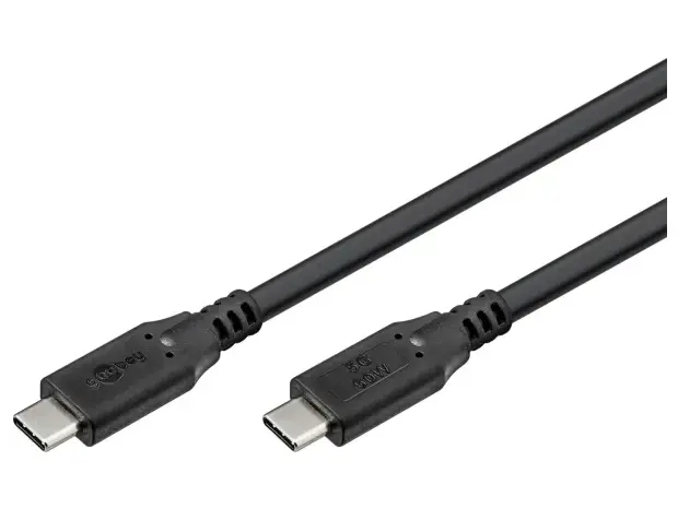 Goobay 74698 USB-C to USB-C 0,5m Sort