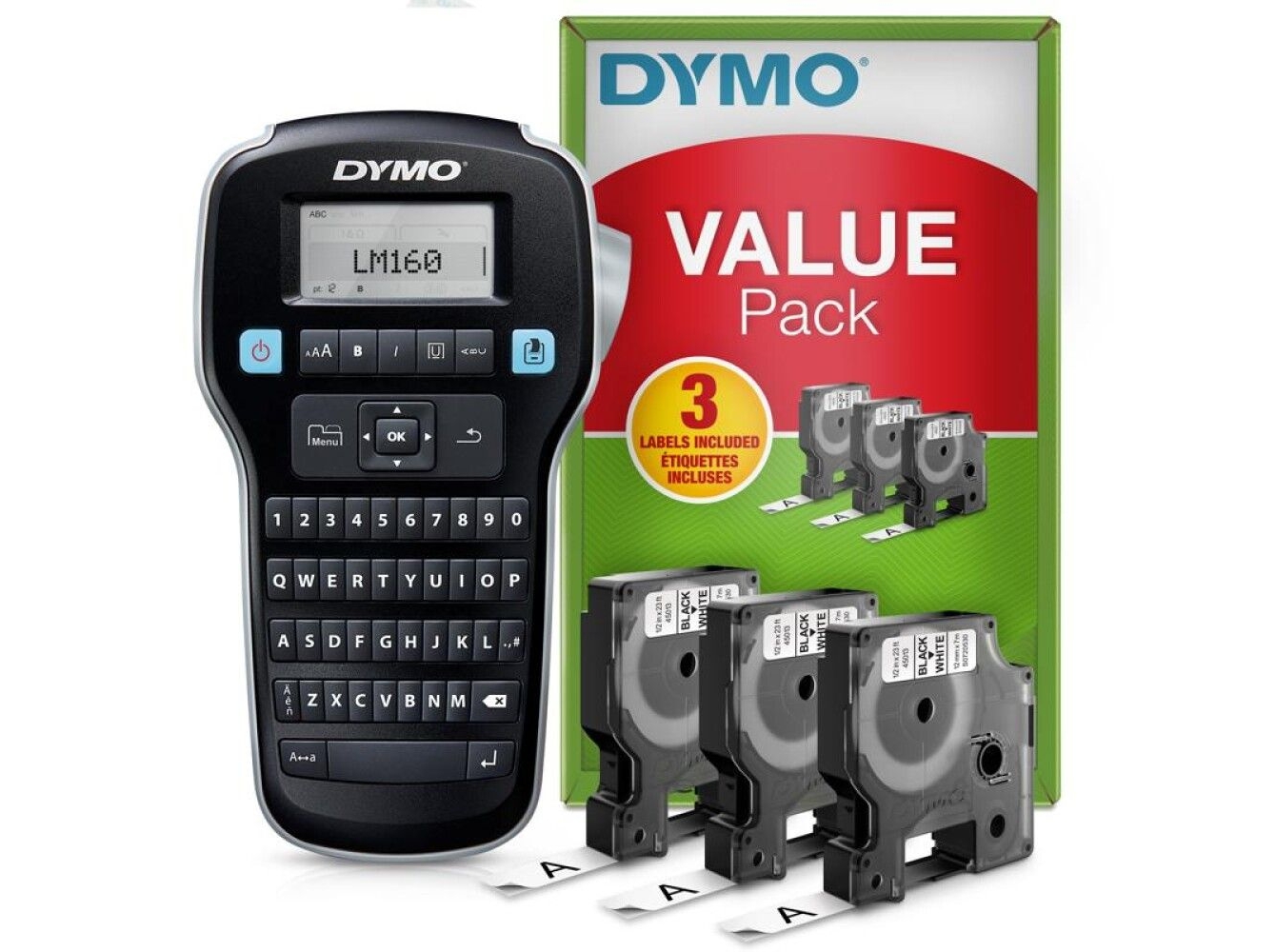 DYMO LabelManager 160 Valuepack -tarratu