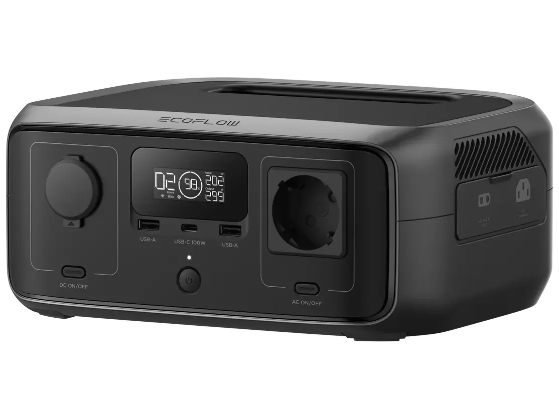 EcoFlow RIVER Transportabel strømstation 300Watt