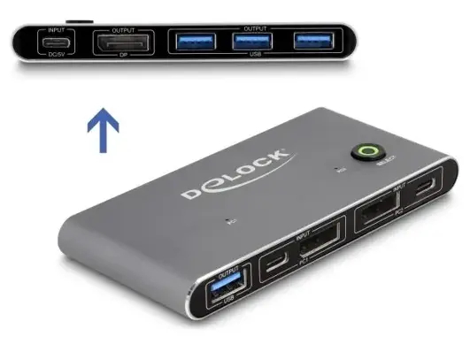 DeLock KVM / USB switch