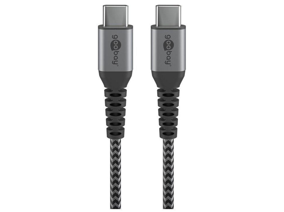 goobay USB Type-C kabel 1m Sort Grå