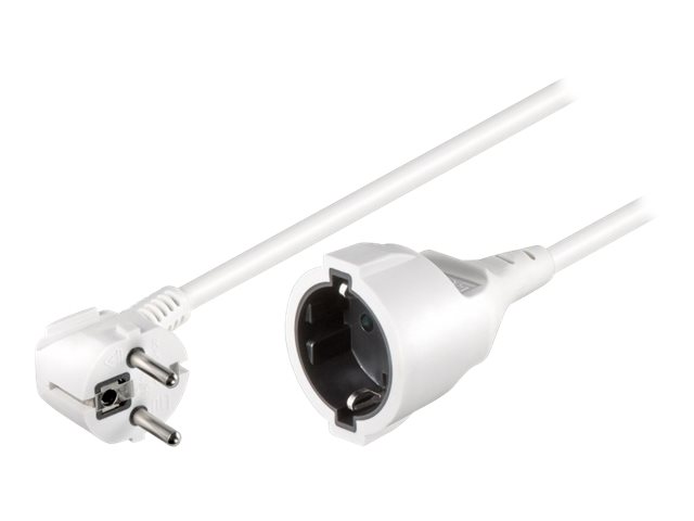 goobay Forlængerkabel til strøm 5m Hvid