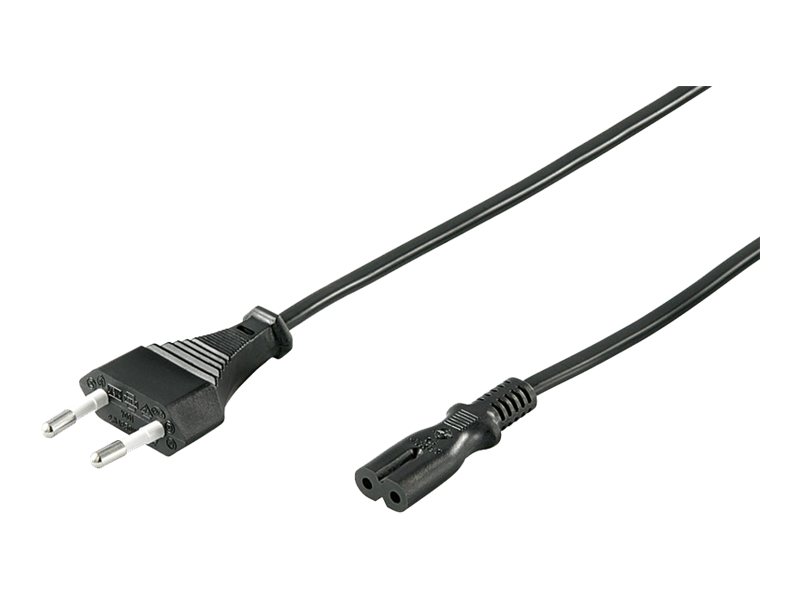 Connection Cable Euro Plug, 1.3 m, Black, 1.3 m, black