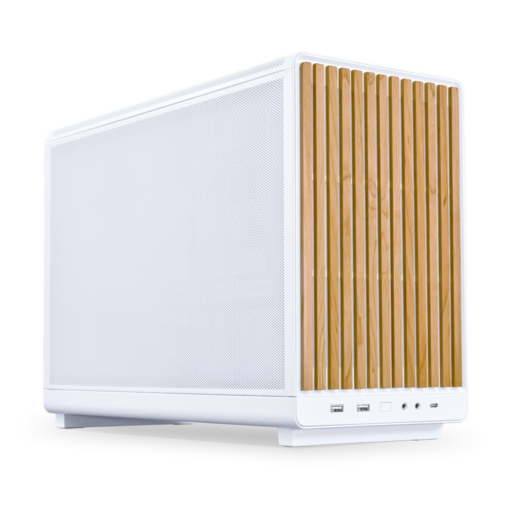 Lian Li DAN Cases A3-mATX Wood Edition weiß PC-Gehäuse