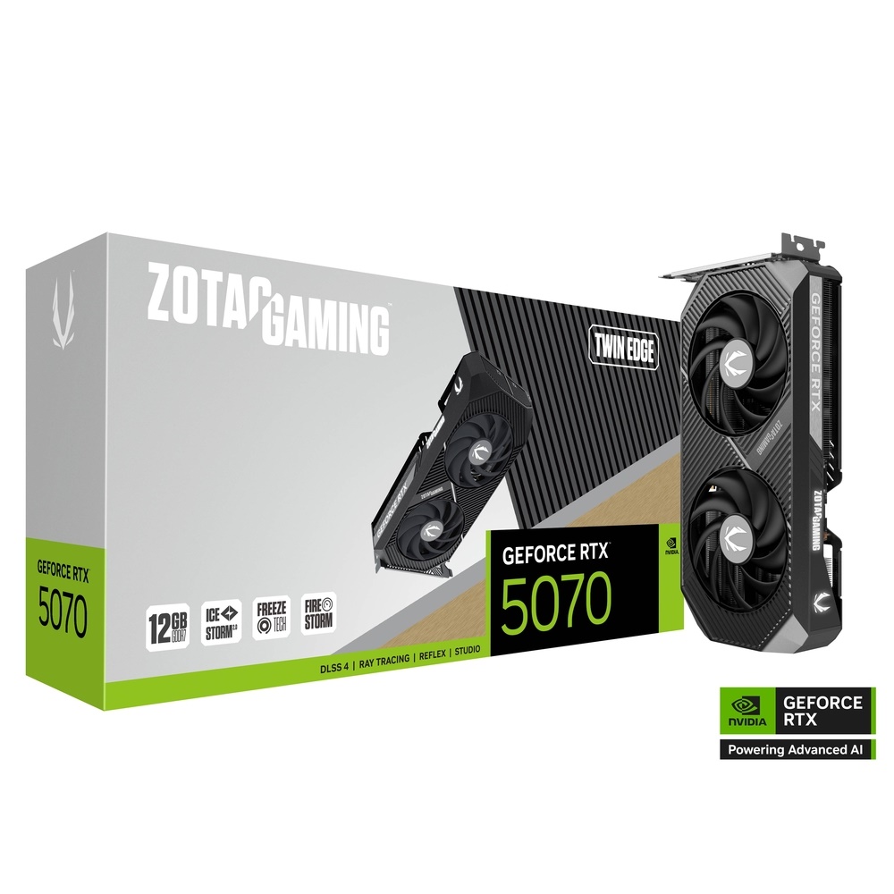ZOTAC GAMING GeForce RTX 5070 Twin Edge 12GB