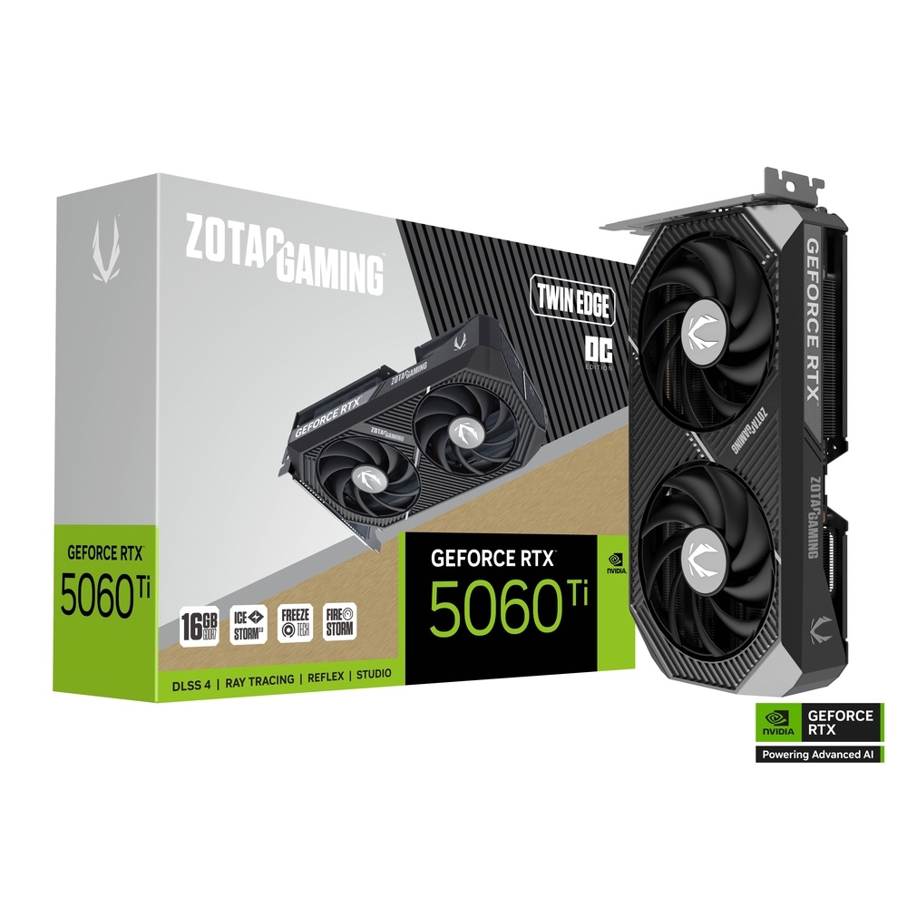 ZOTAC GAMING GeForce RTX 5060 Ti 16GB Twin Edge 16GB OC Edition