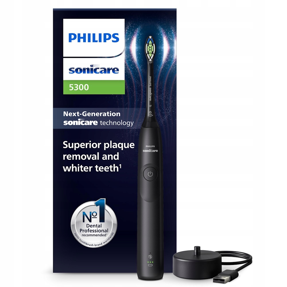 Philips Sonicare 5300 series HX7101 Elektrisk Tandbørste Sort