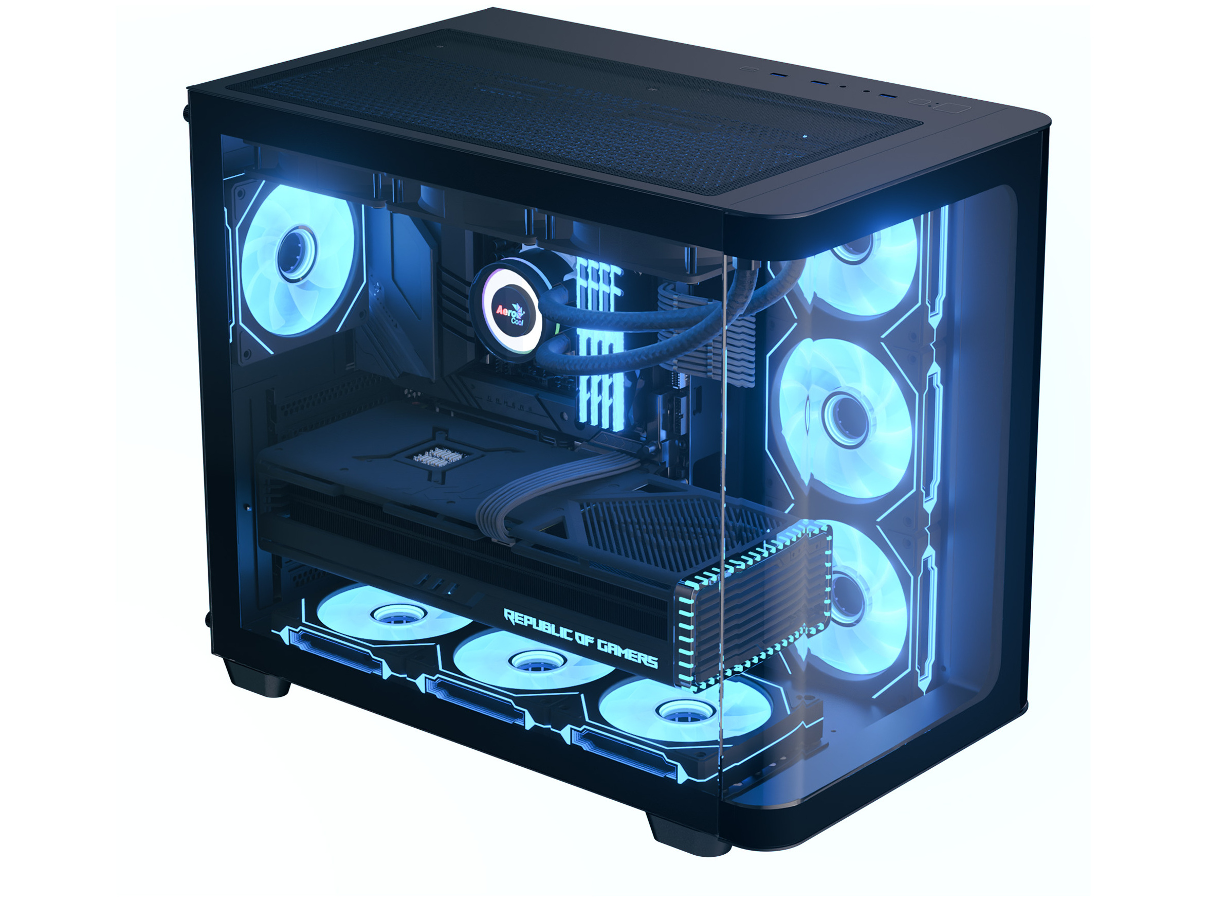 P500C-G-BK-v1 (schwarz, Tempered Glass x 3)