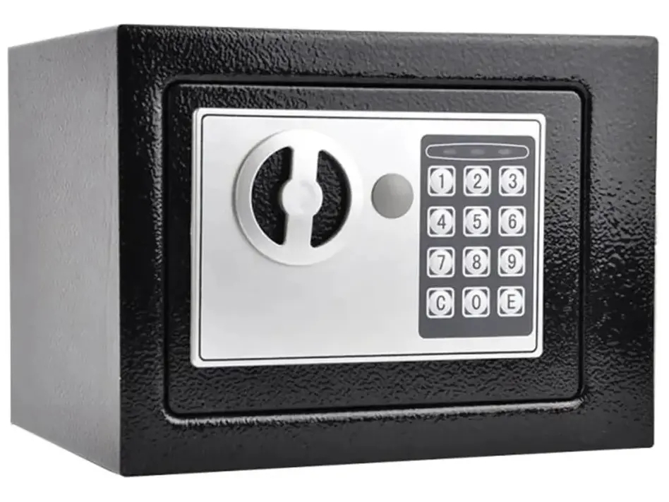 EXTRALINK HOME SEJF NA ZAMEK ELEKTRONICZNY CYFROWY SZYFR KASETKA PANCERNA KLUCZE S-406