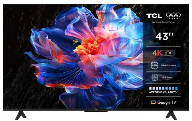 TCL 43P69K 43' 4K UHD (2160p) Børstet metal
