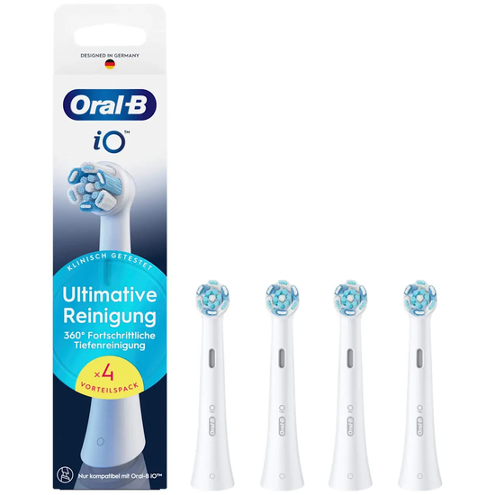 Oral-B iO Aufsteckbürsten, 4er, Weiß