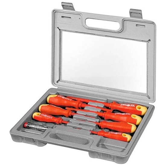 Electric screwdriver-set, 8 pcs.