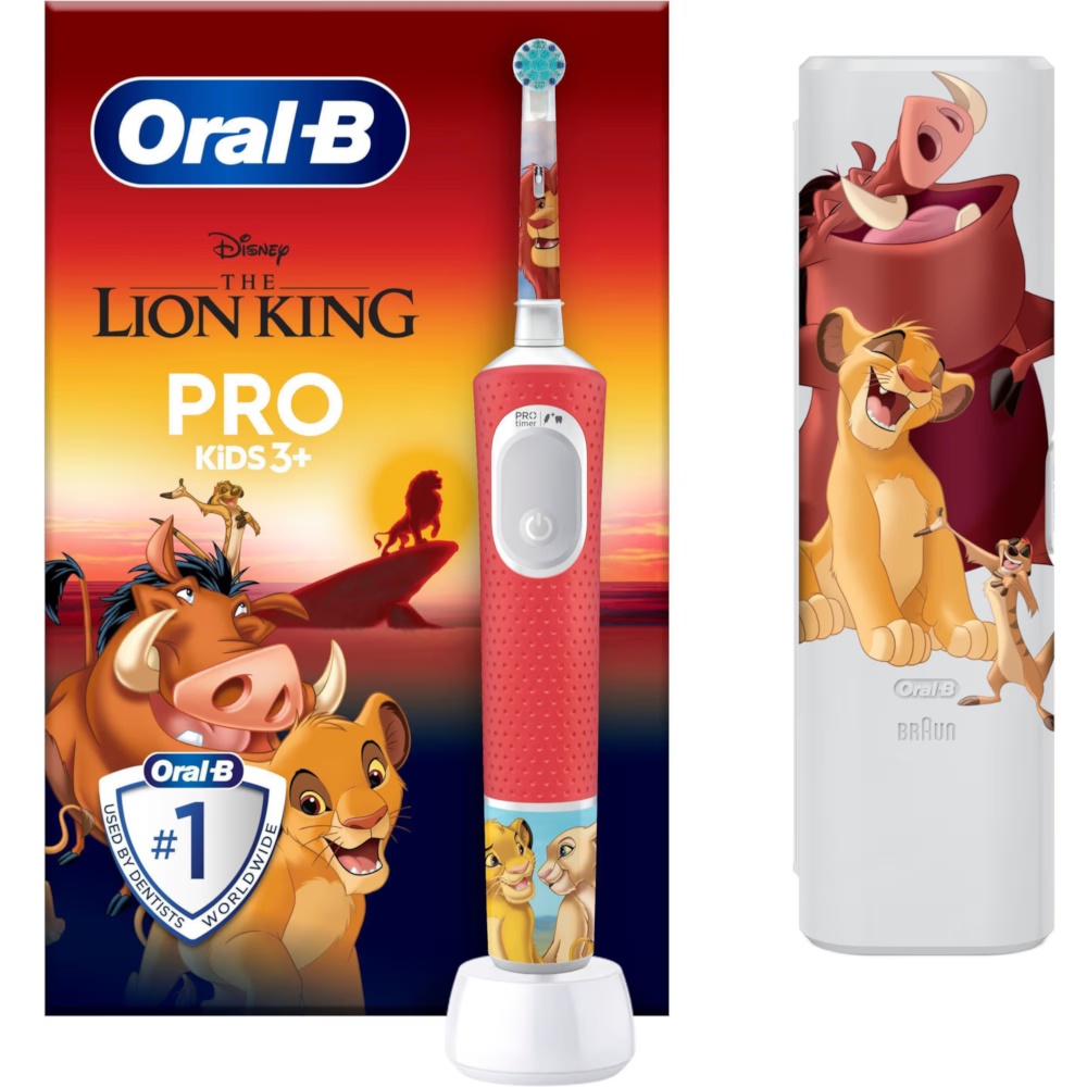 Oral-B Toothbrush 297257 / Pro Kids König der Löwen Red