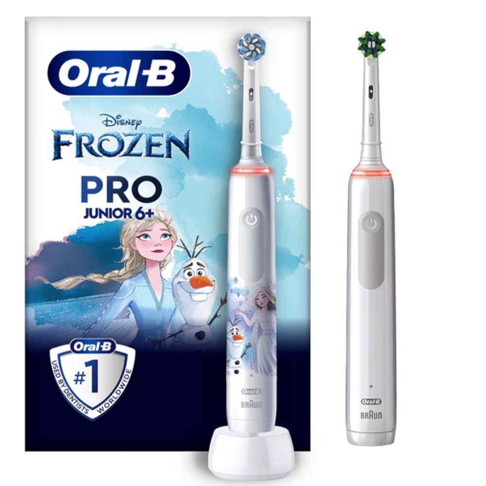 Oral-B Pro 3 3000 White + Oral-B Junior Frozen 6+ Set of rotating toothbrushes