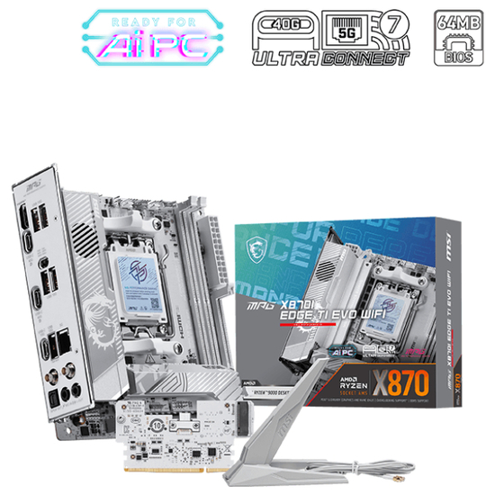 MB MSI AMD AM5 MPG X870I EDGE TI EVO WIFI