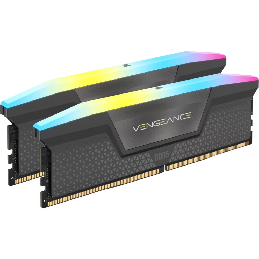 CORSAIR VENGEANCE RGB 64GB 2x32GB DDR5 5600MT/s DIMM CL40-44-44-90 1.25V AMD EXPO & Intel XMP