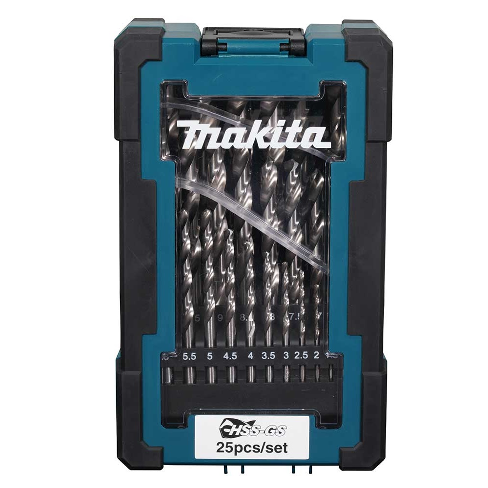 Makita D-78368 Metallbohrer-Set HSS-GS 25-tlg.