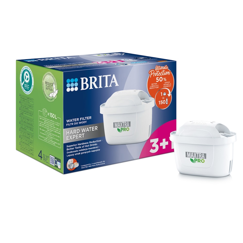 Brita Maxtra PRO Hard Water Expert 3+1szt.