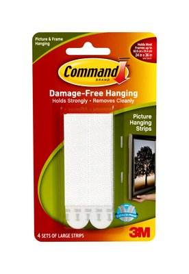COMMAND LARGE PICTURE HANGING STRIPS 172