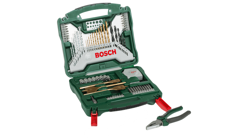 BOSCH 70- PCS X-LINE SET & PLIERS