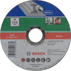 New--Skæreskive lige, metal