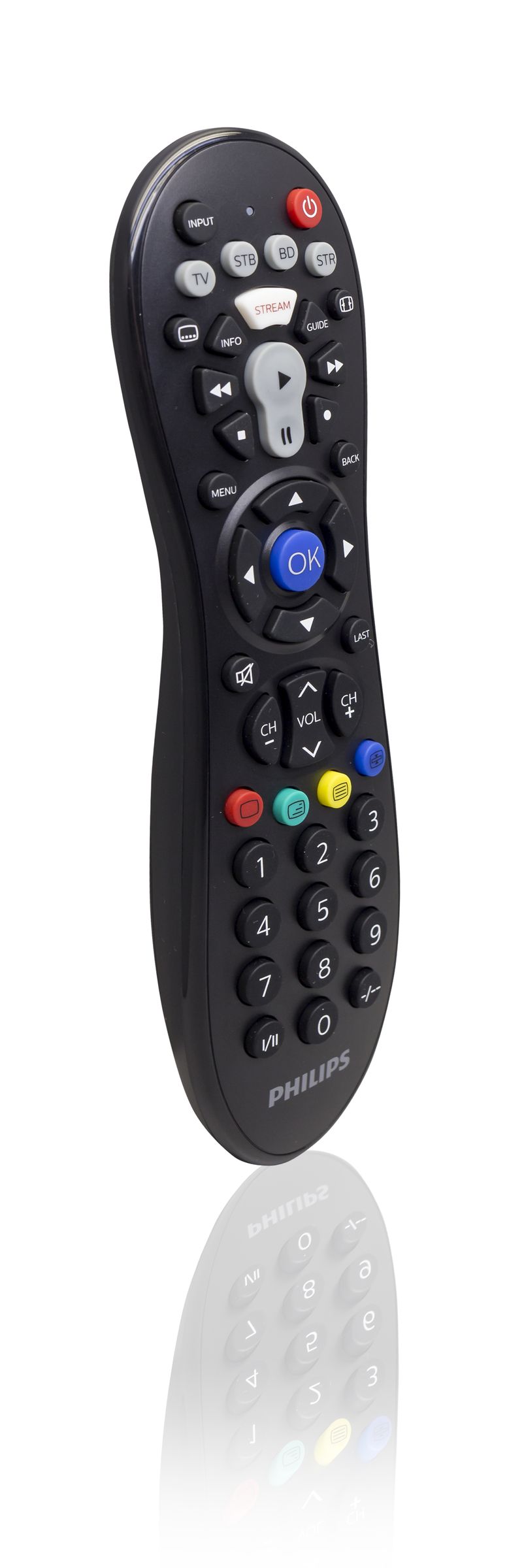 Philips Perfect replacement SRP3014/10 remote control IR Wireless Cable, DTV, DVD/Blu-ray, DVR, SAT, TV Press buttons