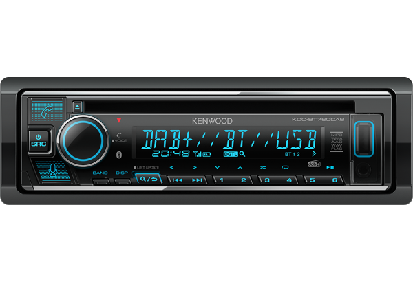 Kenwood KDC-BT760DAB CD/USB/AUX/BT/iPhone + Ant./Mikrofon