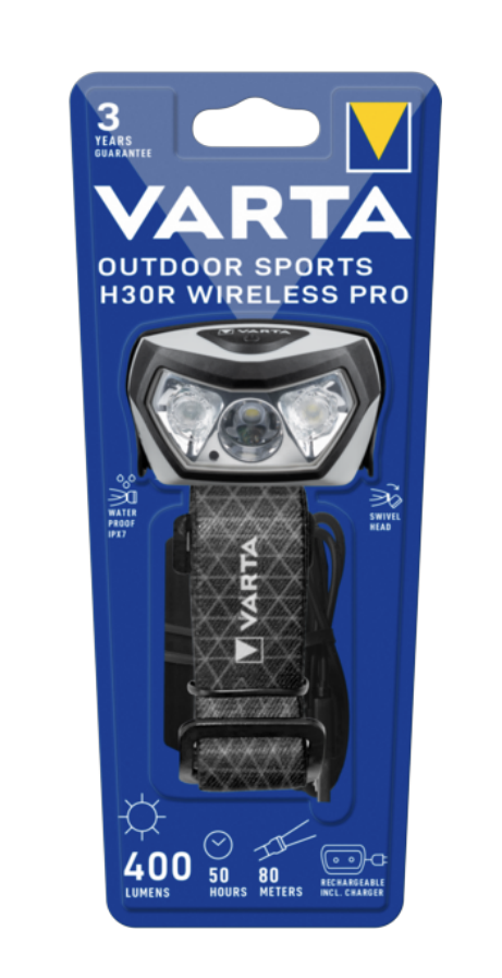 Varta Kopfleuchte Outdoor Sports H30R Wireless Pro int. Akku