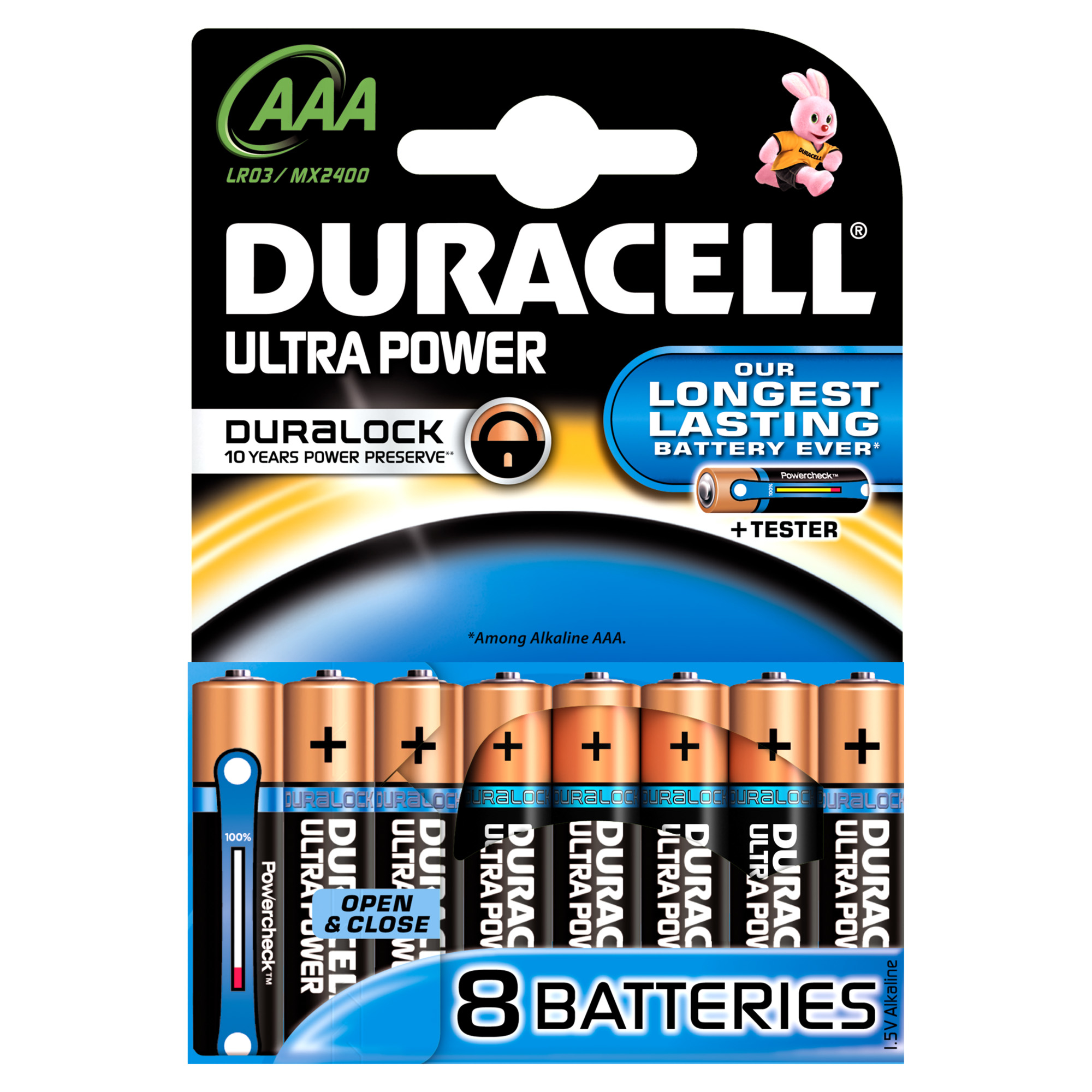 Duracell 8x LR03 AAA 8 stk