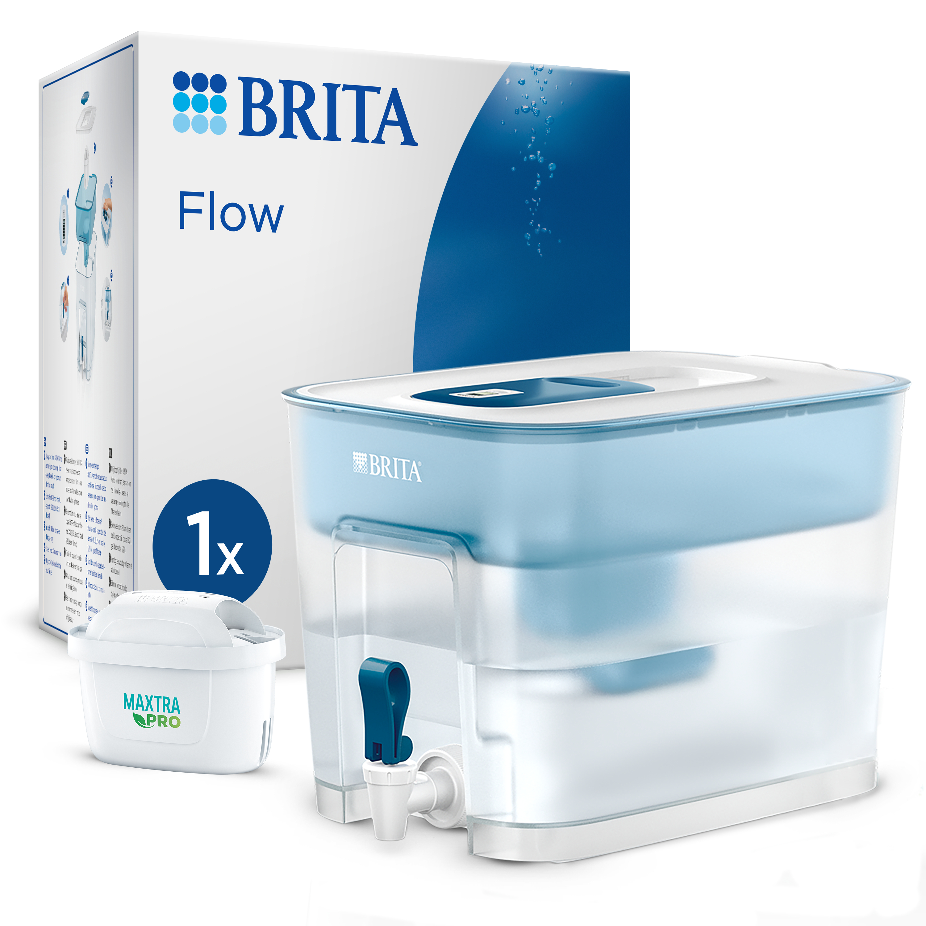 Brita Flow weiß-petrol