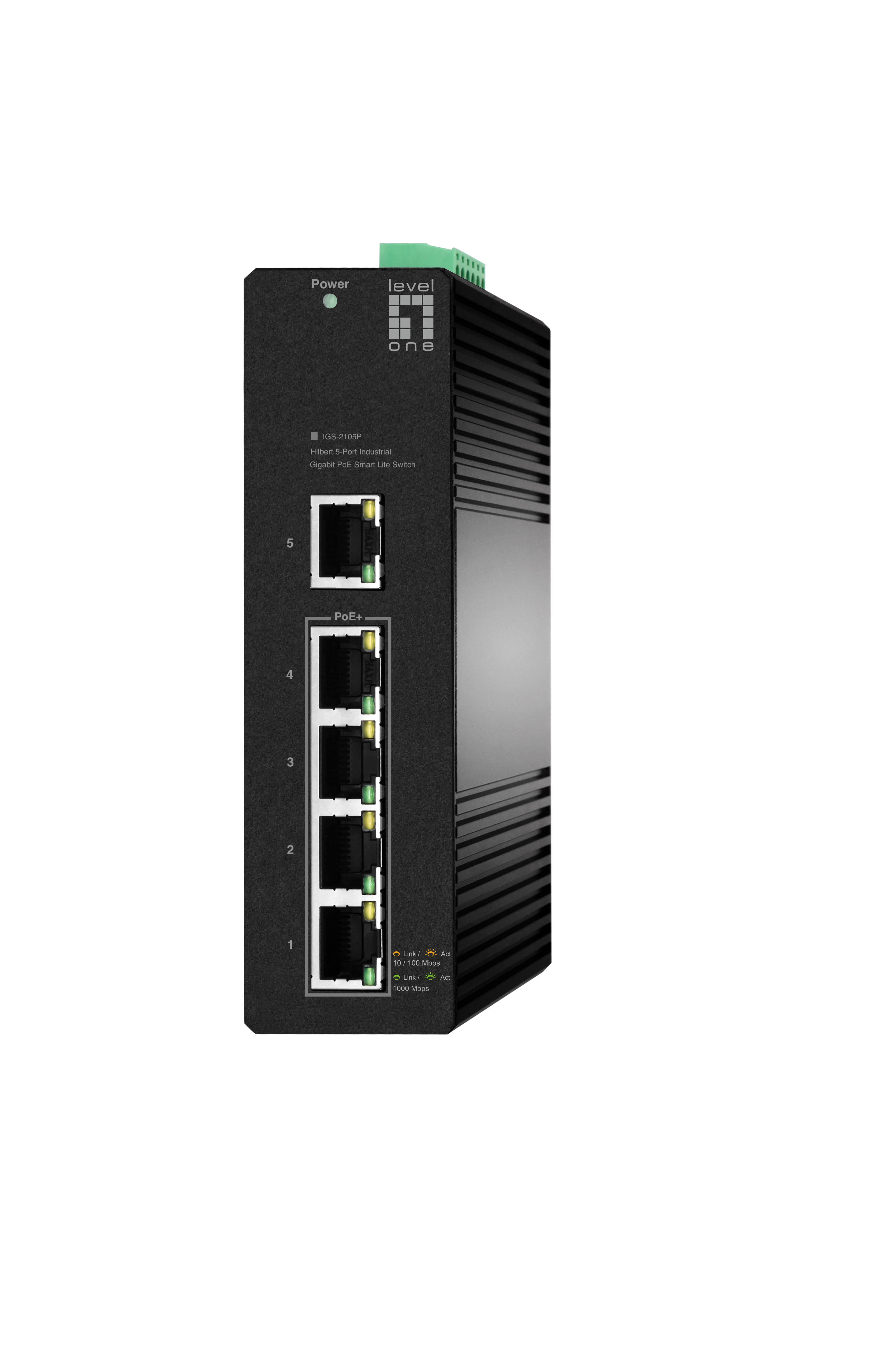 LevelOne IGS-2105P Switch 5-porte Gigabit Ethernet