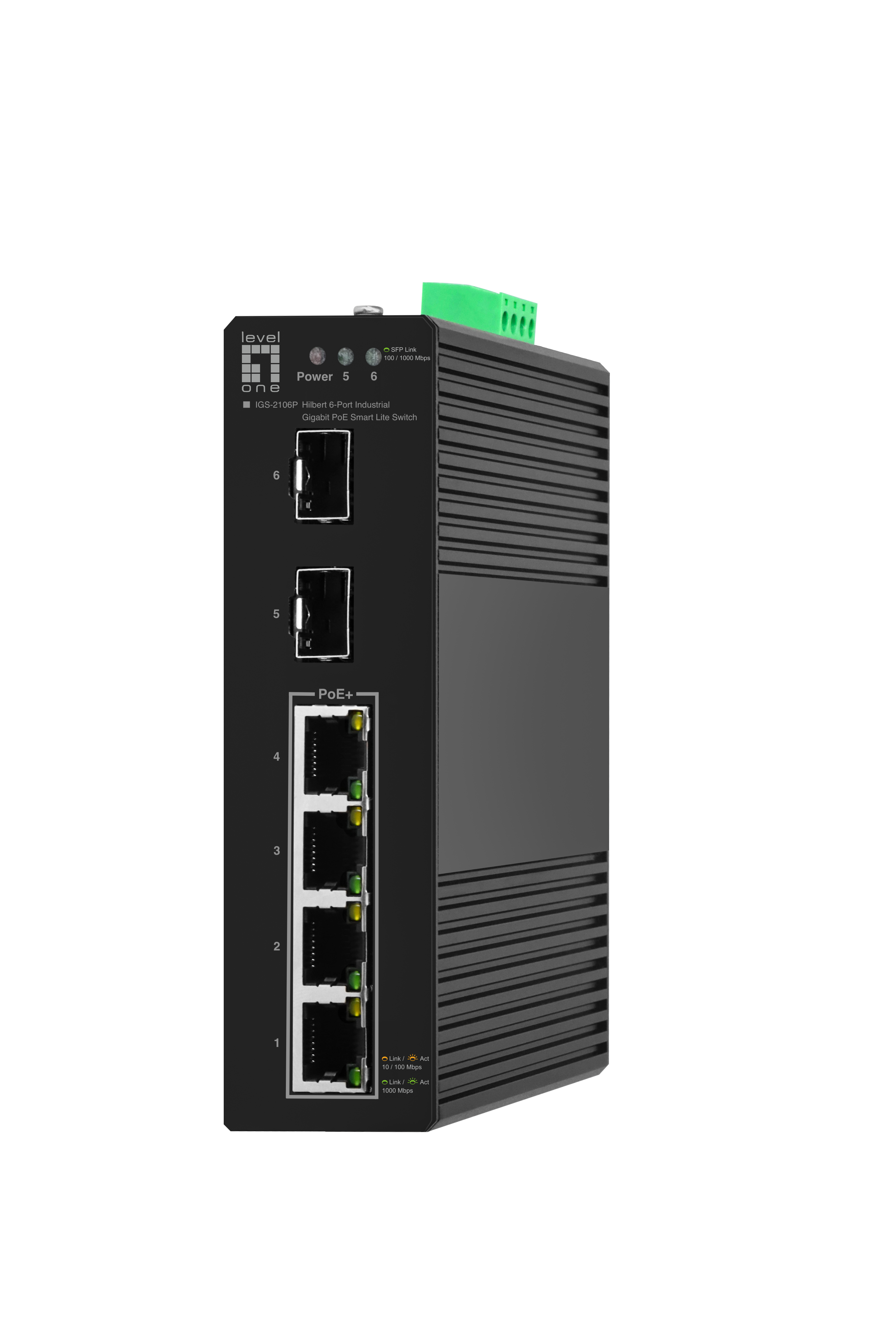LevelOne IGS-2106P Switch 4-porte Gigabit Ethernet